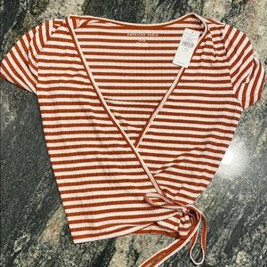 Brand New American Eagle Criss Cross Crop Top